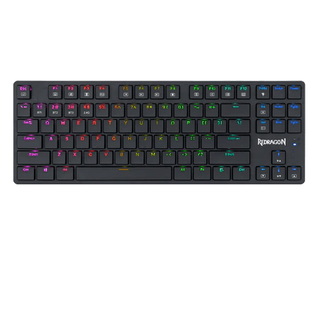 Redragon K539 Anubis 80% Wireless RGB Mechanical Keyboard, 5.0 Bluetooth/2.4 Ghz/Wired Tri-Mode TKL Low Profile Compact Keyboard w/Durable 1900mAh Battery & Tactile Brown Switches Black Redragon K539 Anubis 80% Wireless RGB Mechanical Keyboard, 5.0 Bluetooth/2.4 Ghz/Wired Tri-Mode TKL Low Profile Compact Keyboard w/Durable 1900mAh Battery & Tactile Brown Switches Black